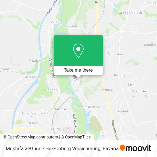 Карта Mustafa al-Gburi - Huk-Coburg Versicherung