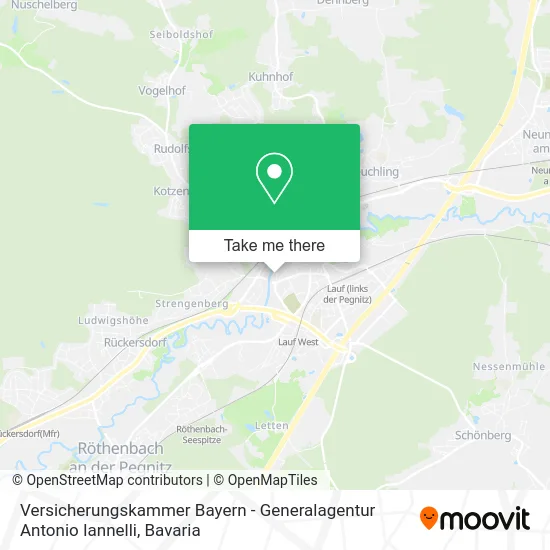 Карта Versicherungskammer Bayern - Generalagentur Antonio Iannelli