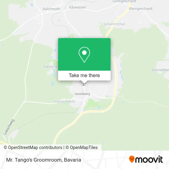 Mr. Tango's Groomroom map