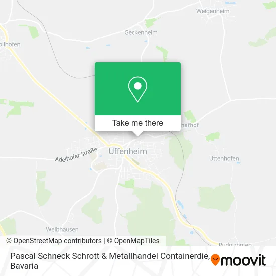 Карта Pascal Schneck Schrott & Metallhandel Containerdie