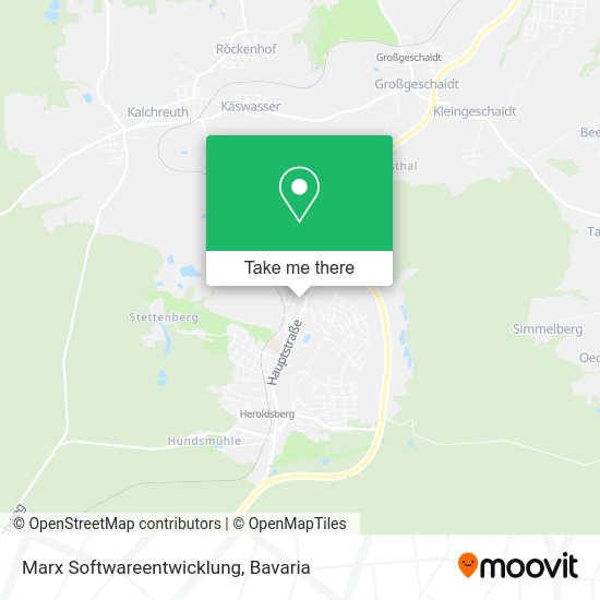 Карта Marx Softwareentwicklung