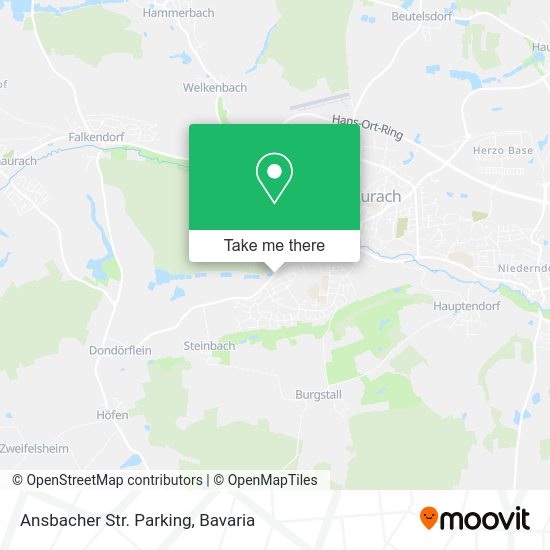 Карта Ansbacher Str. Parking