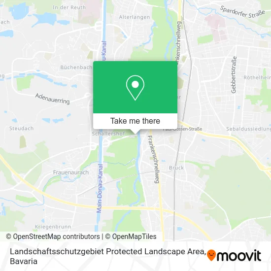 Карта Landschaftsschutzgebiet Protected Landscape Area