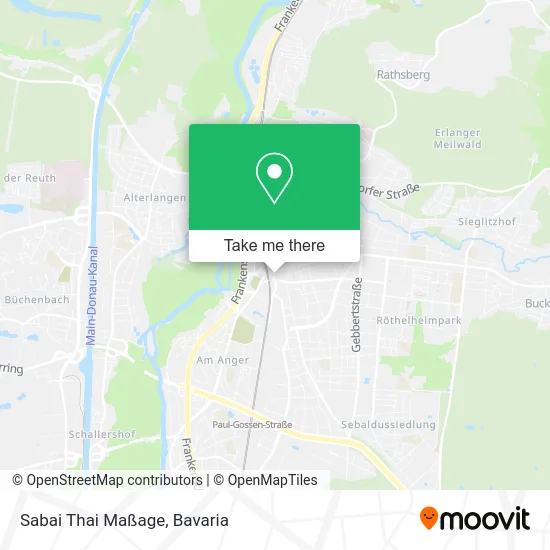 Карта Sabai Thai Maßage
