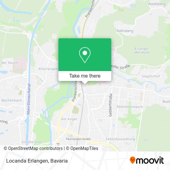 Карта Locanda Erlangen