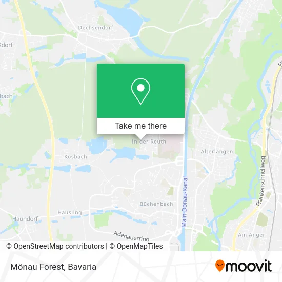 Карта Mönau Forest
