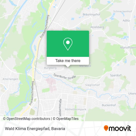 Карта Wald Klima Energiepfad