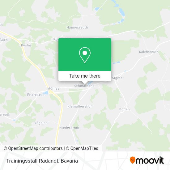 Карта Trainingsstall Radandt