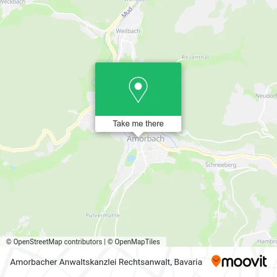 Карта Amorbacher Anwaltskanzlei Rechtsanwalt