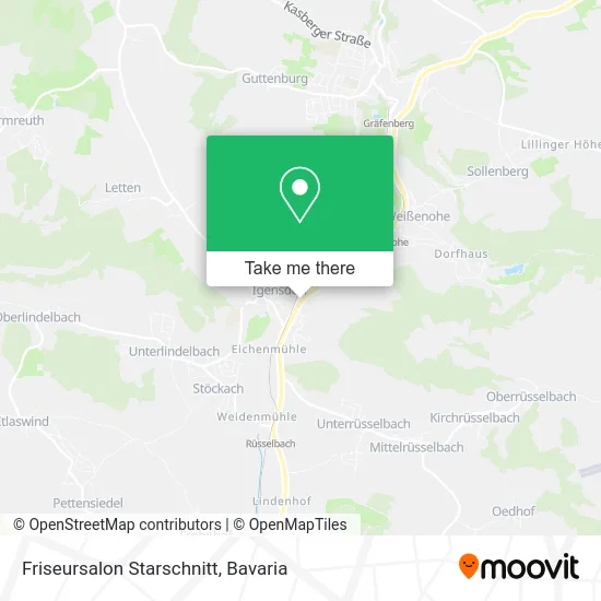 Карта Friseursalon Starschnitt