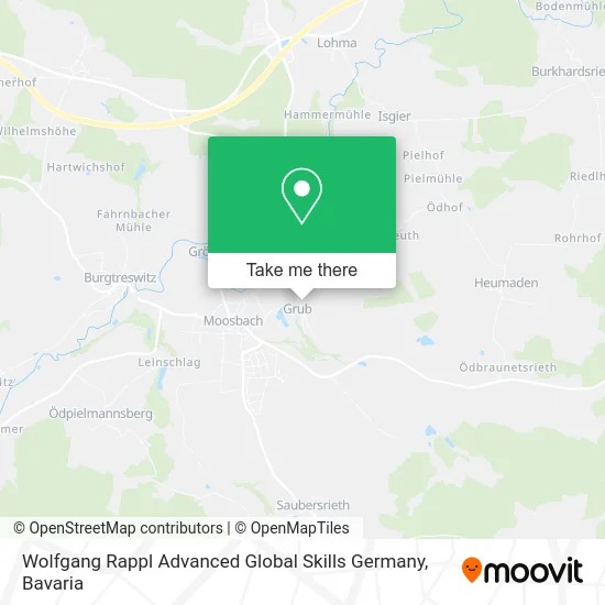 Карта Wolfgang Rappl Advanced Global Skills Germany