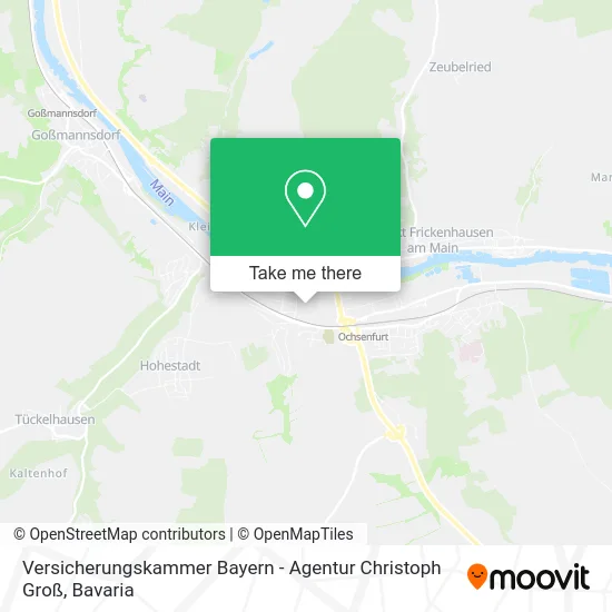 Карта Versicherungskammer Bayern - Agentur Christoph Groß