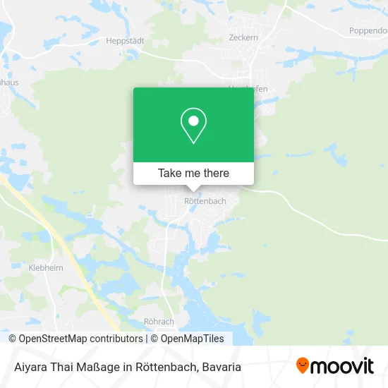 Карта Aiyara Thai Maßage in Röttenbach