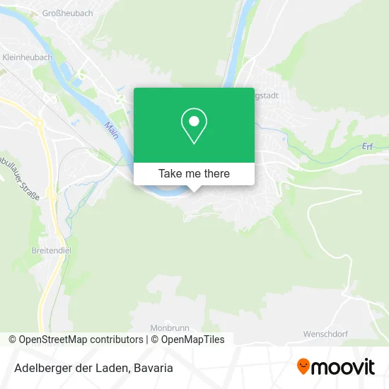 Карта Adelberger der Laden