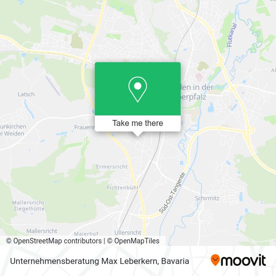 Карта Unternehmensberatung Max Leberkern