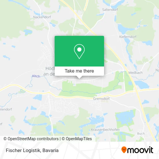 Карта Fischer Logistik