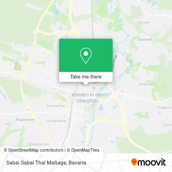 Карта Sabai Sabai Thai Maßage