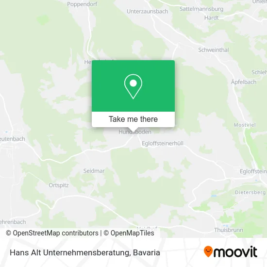 Карта Hans Alt Unternehmensberatung