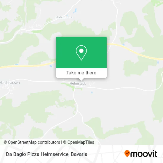 Карта Da Bagio Pizza Heimservice