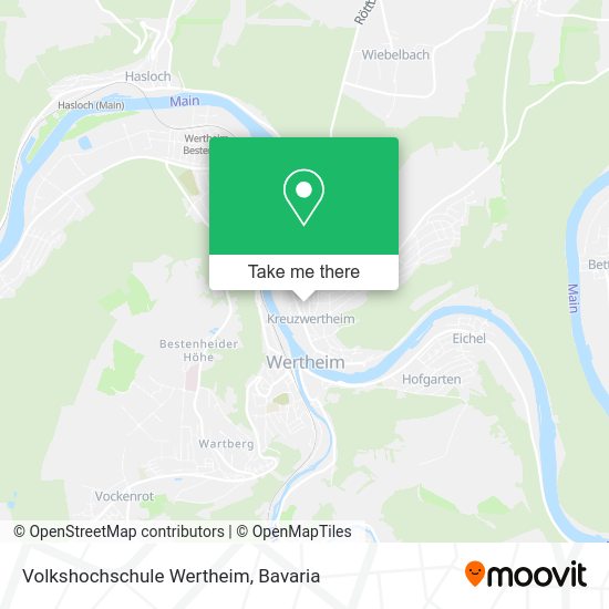 Карта Volkshochschule Wertheim