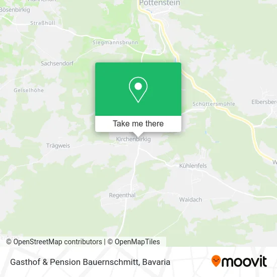 Карта Gasthof & Pension Bauernschmitt