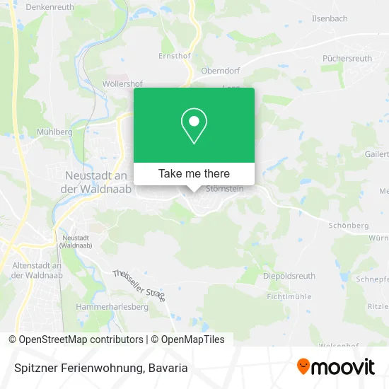 Карта Spitzner Ferienwohnung