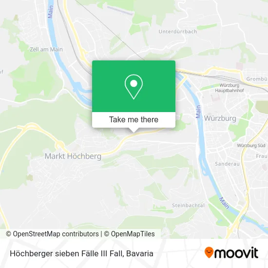 Карта Höchberger sieben Fälle III Fall