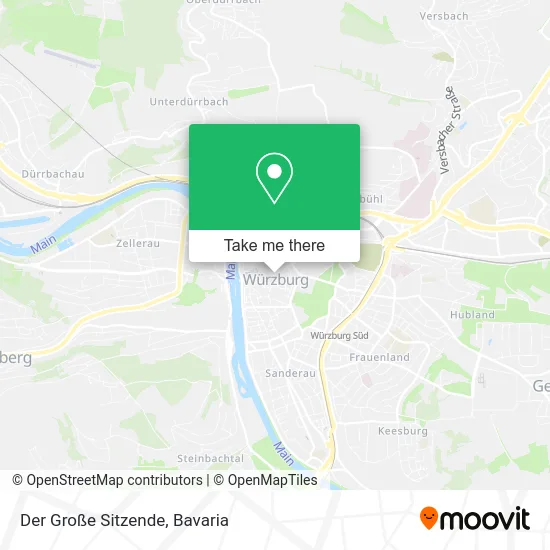 Карта Der Große Sitzende