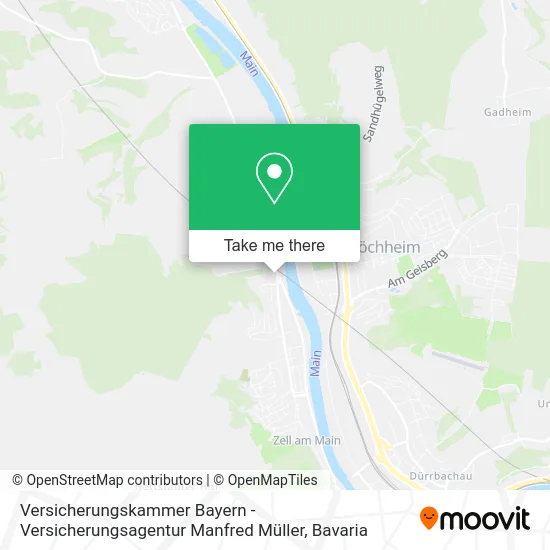 Карта Versicherungskammer Bayern - Versicherungsagentur Manfred Müller