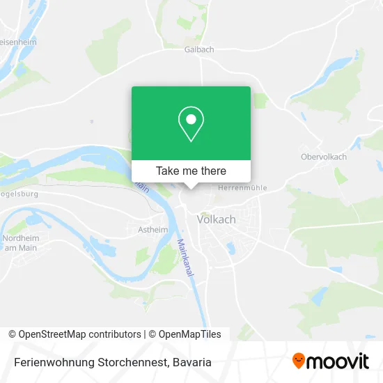 Карта Ferienwohnung Storchennest