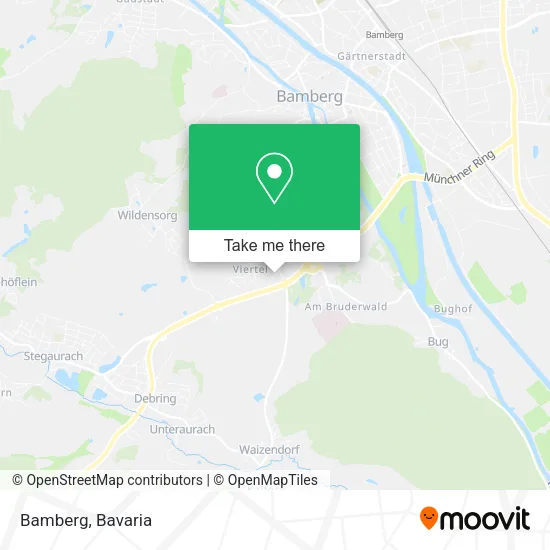 Bamberg map