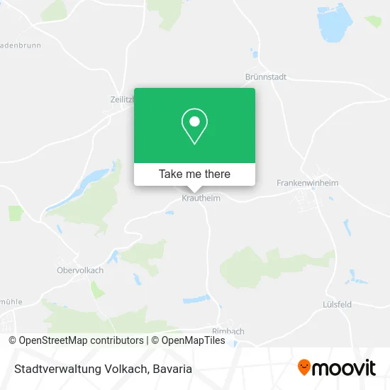 Карта Stadtverwaltung Volkach
