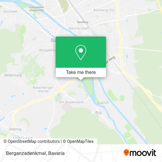 Карта Berganzadenkmal