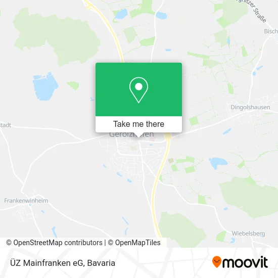 Карта ÜZ Mainfranken eG