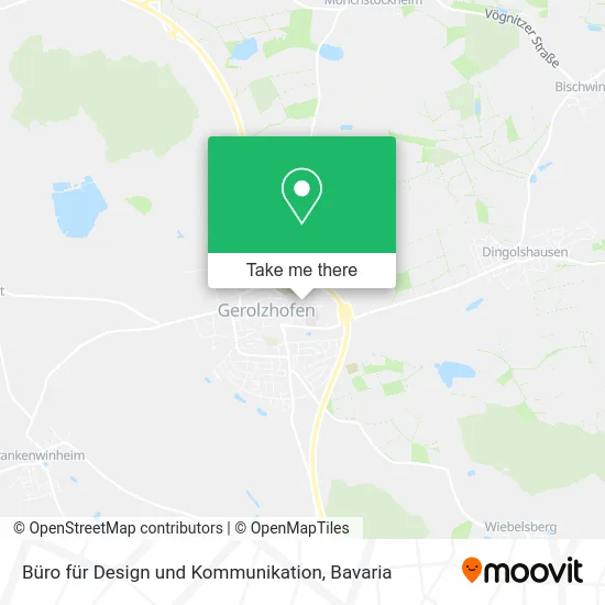 Карта Büro für Design und Kommunikation
