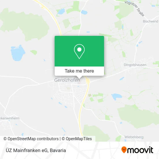 Карта ÜZ Mainfranken eG