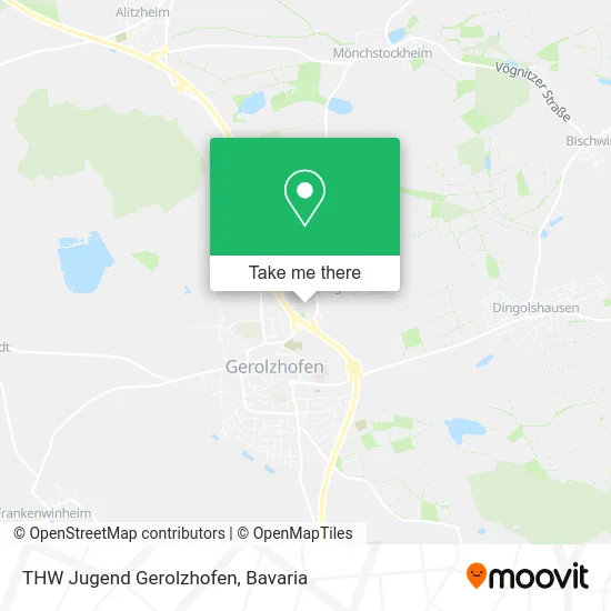 Карта THW Jugend Gerolzhofen
