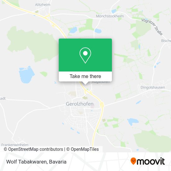 Карта Wolf Tabakwaren