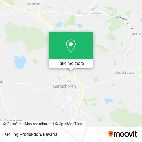 Карта Geiling Produktion