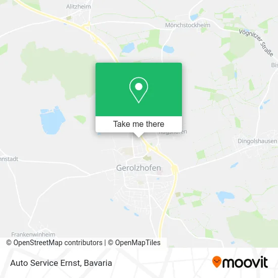 Карта Auto Service Ernst