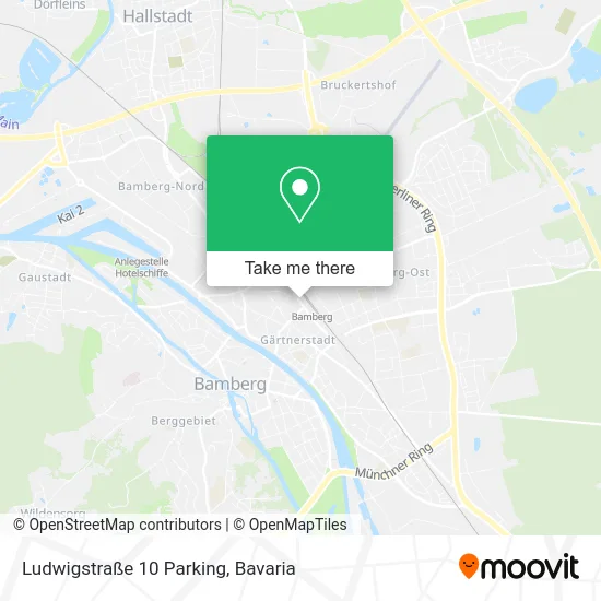 Карта Ludwigstraße 10 Parking