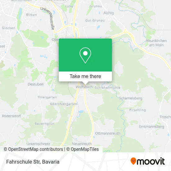 Карта Fahrschule Str