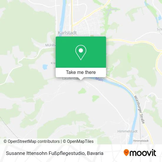 Карта Susanne Ittensohn Fußpflegestudio