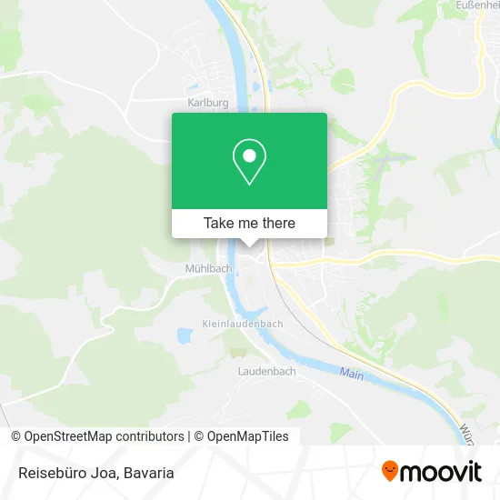 Карта Reisebüro Joa