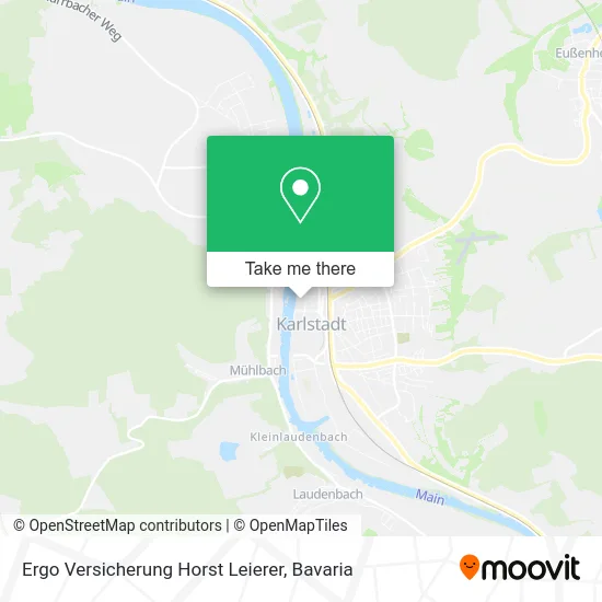 Карта Ergo Versicherung Horst Leierer