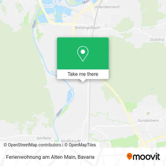 Карта Ferienwohnung am Alten Main