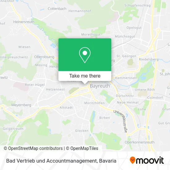 Карта Bad Vertrieb und Accountmanagement