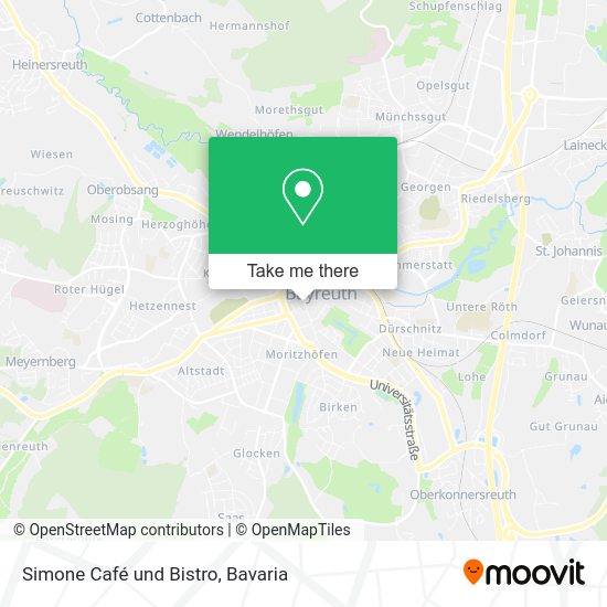 Карта Simone Café und Bistro