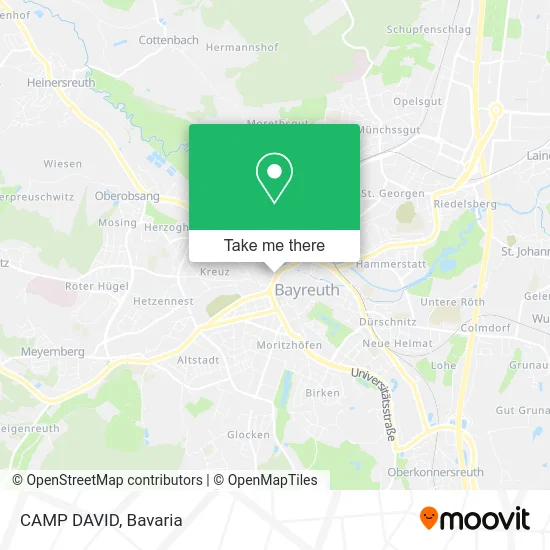 Карта CAMP DAVID