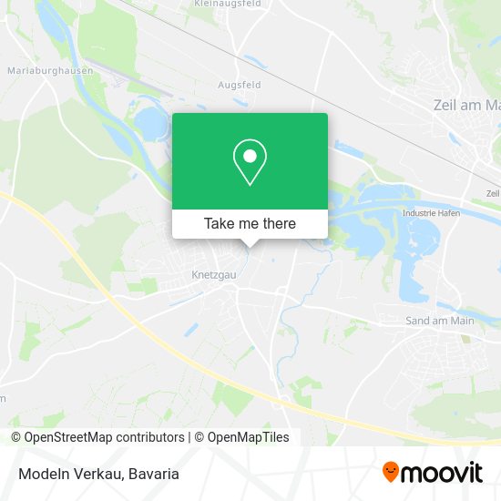 Карта Modeln Verkau